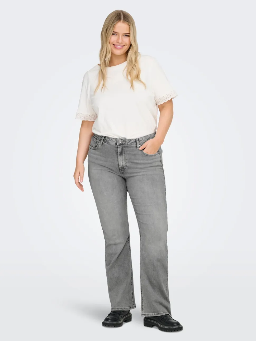 CARWILLY Vita alta Flared Fit Jeans