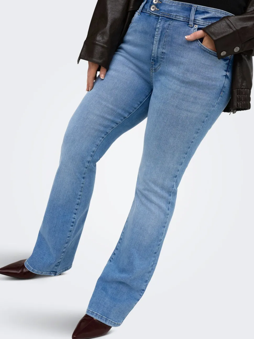 CARWILLY Vita alta Flared Fit Jeans