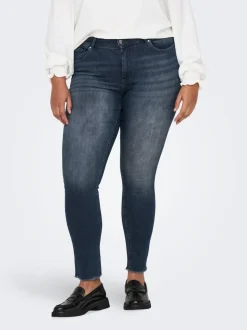 CARWILLY Vita alta Skinny Fit Lunghezza alla caviglia Jeans