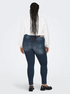 CARWILLY Vita alta Skinny Fit Lunghezza alla caviglia Jeans