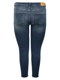 CARWILLY Vita alta Skinny Fit Lunghezza alla caviglia Jeans