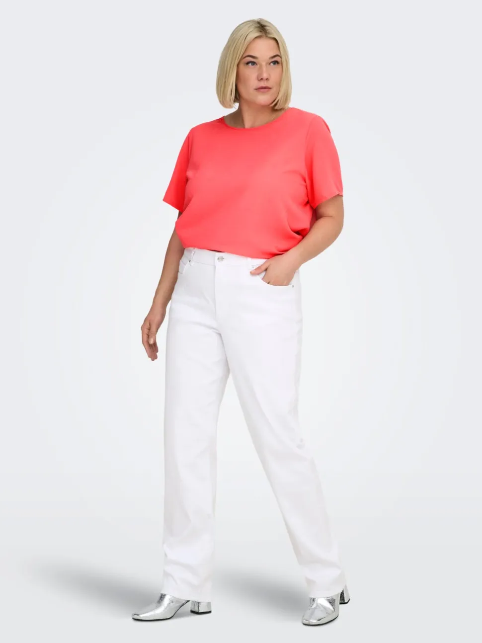 CARWILLY Vita alta Straight Fit Jeans