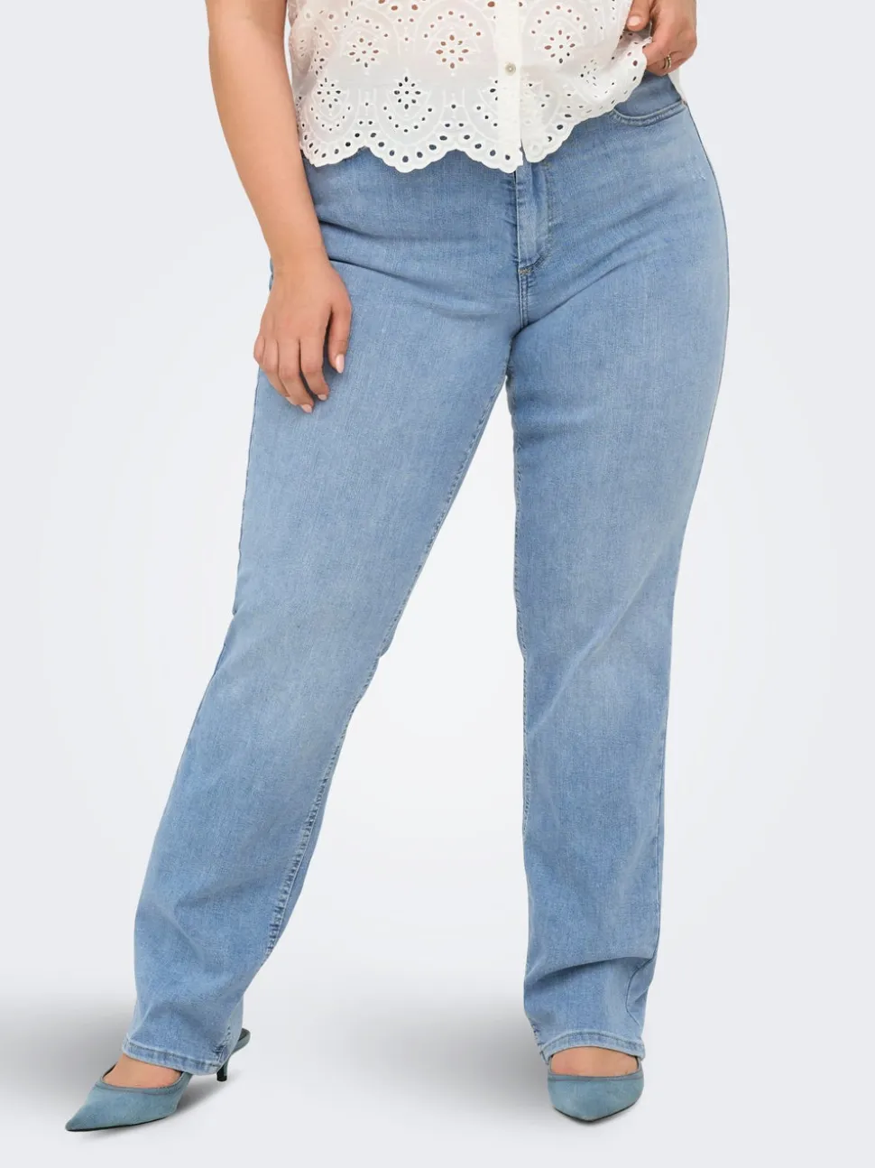 CARWILLY Vita alta Straight Fit Jeans