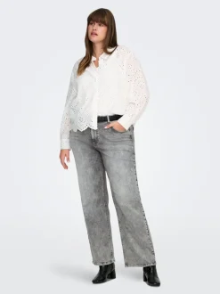 CARWILLY Vita alta Wide Leg Fit Jeans