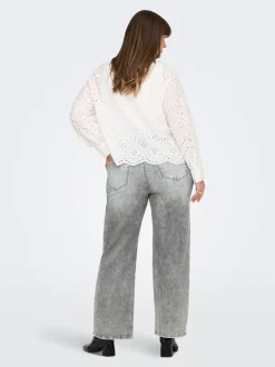 CARWILLY Vita alta Wide Leg Fit Jeans