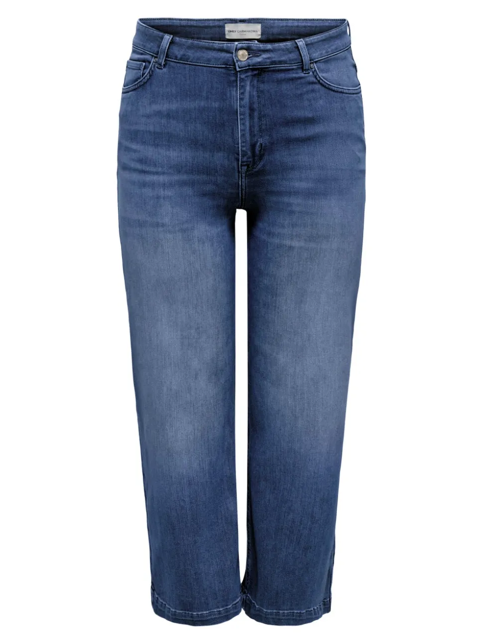 CARWILLY Vita alta Wide Leg Fit Cropped Jeans