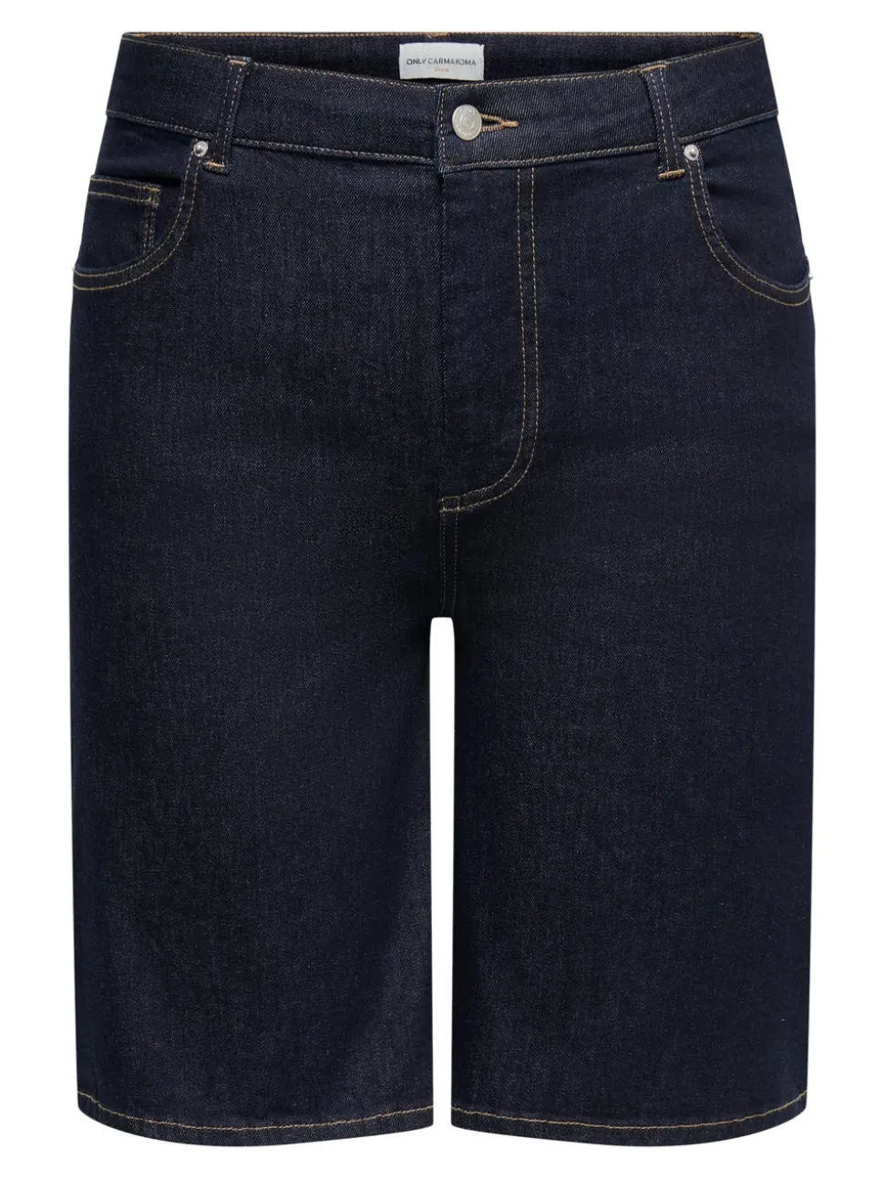 CARWILLY Vita alta Wide Leg Fit Bermuda in jeans