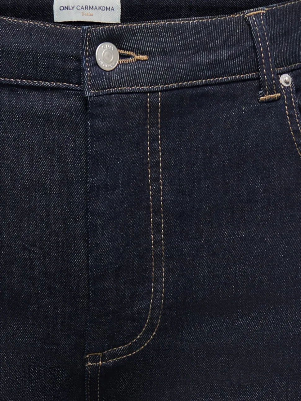 CARWILLY Vita alta Wide Leg Fit Bermuda in jeans