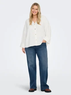 CARWILLY Vita alta Wide Leg Fit Jeans