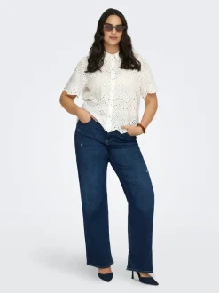 CARWILLY Vita alta Wide Leg Fit Jeans
