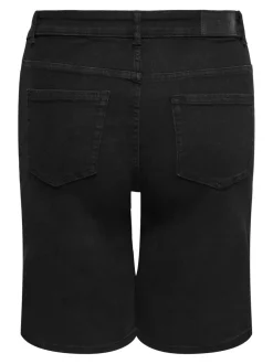 CARWILLY Vita alta Wide Leg Fit Bermuda in jeans