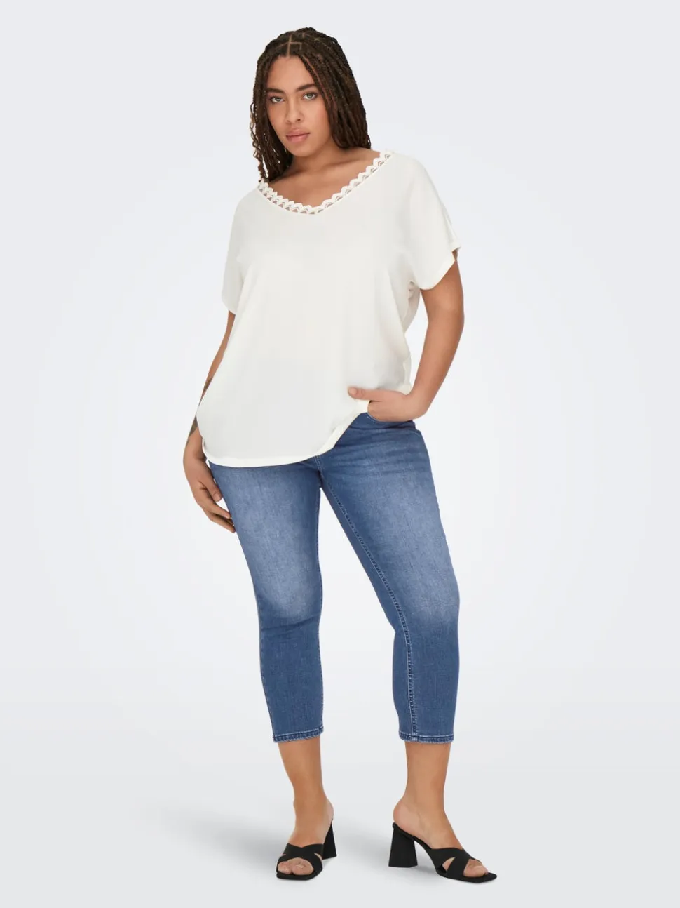 CARWILLY Vita media capri Skinny Fit Jeans