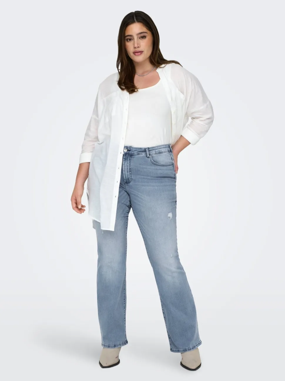 CARWILLY Vita media Flared Fit Jeans