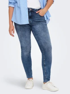 CARWILLY Vita media Skinny Fit Lunghezza alla caviglia Jeans