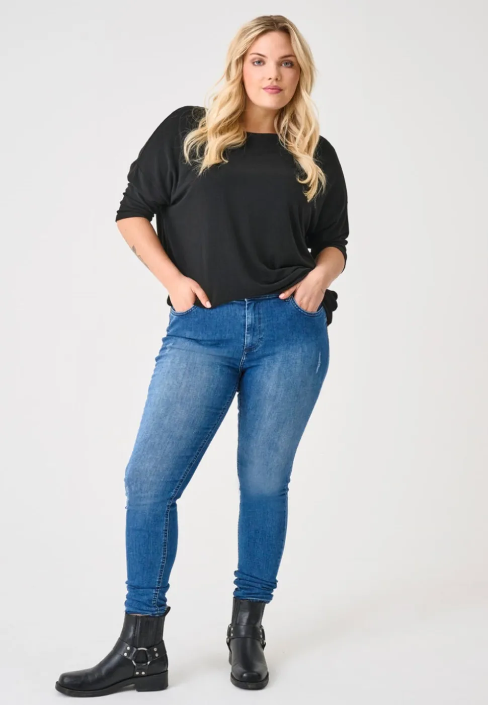 CARWILLY Vita media Skinny Fit Jeans
