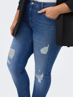CARWILLY Vita media Skinny Fit Lunghezza alla caviglia Jeans