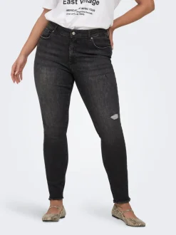 CARWILLY Vita media Skinny Fit Lunghezza alla caviglia Jeans