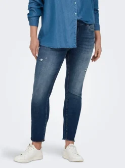 CARWILLY Vita media Skinny Fit Lunghezza alla caviglia Jeans