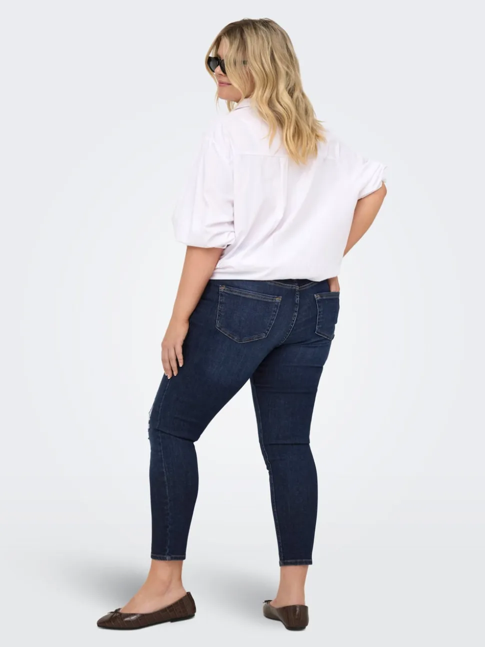 CARWILLY Vita media Skinny Fit Lunghezza alla caviglia Jeans