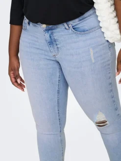 CARWILLY Vita media Skinny Fit Lunghezza alla caviglia Jeans