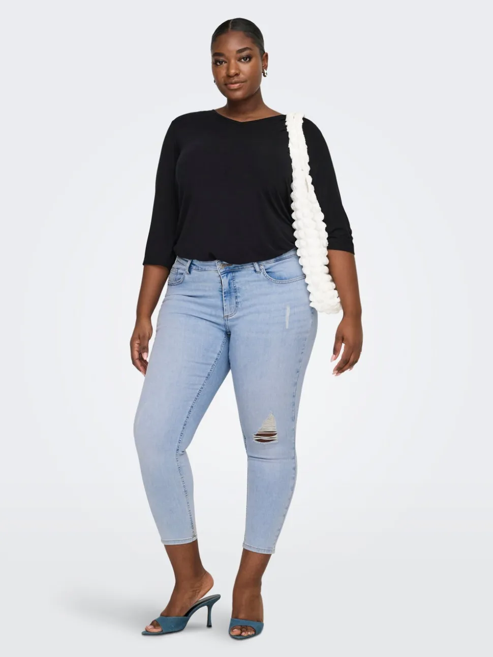 CARWILLY Vita media Skinny Fit Lunghezza alla caviglia Jeans