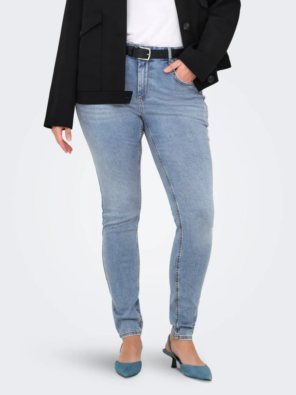 CARWILLY Vita media Skinny Fit Jeans