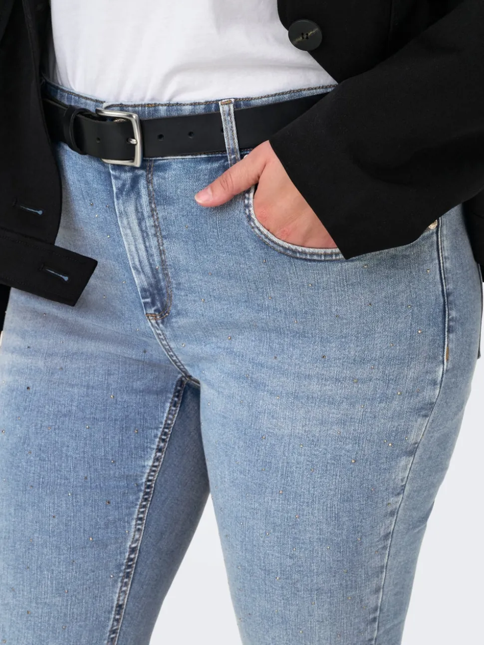 CARWILLY Vita media Skinny Fit Jeans