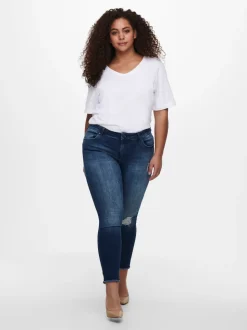 CARWILLY Vita regolare Skinny Fit Lunghezza alla caviglia Jeans