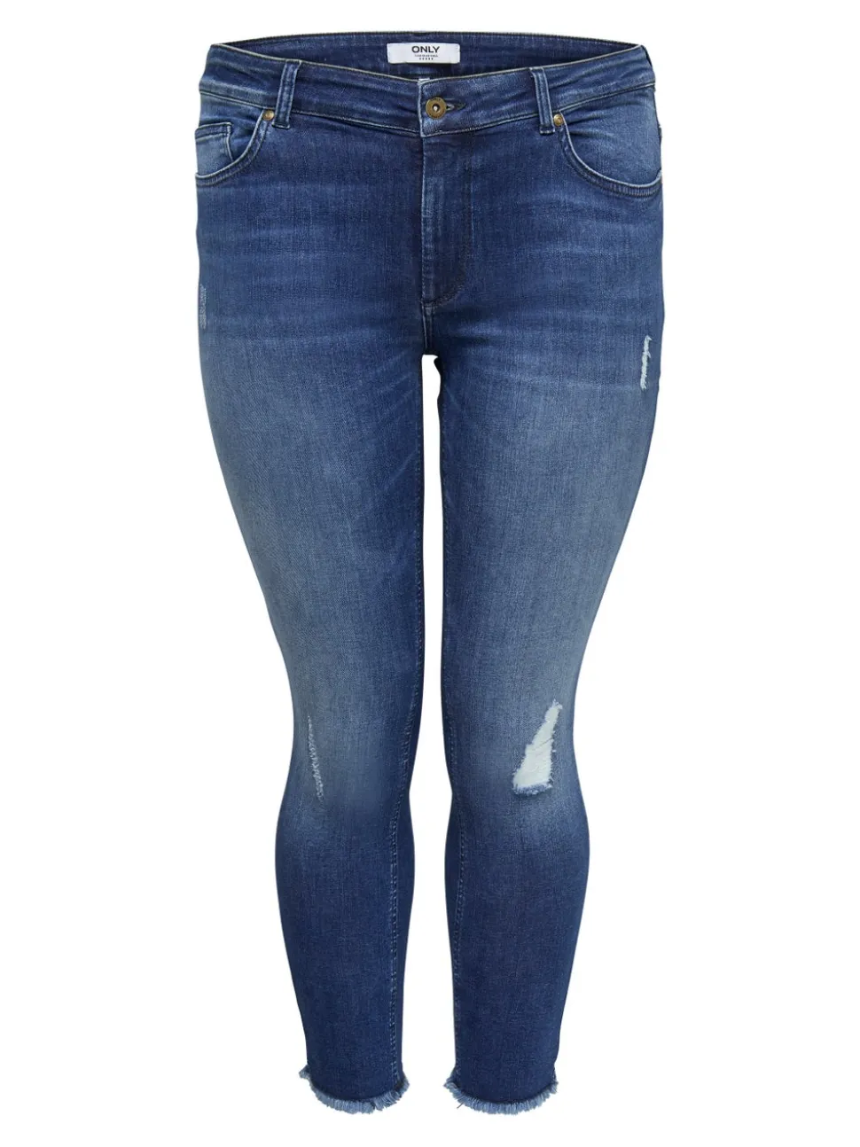 CARWILLY Vita regolare Skinny Fit Lunghezza alla caviglia Jeans