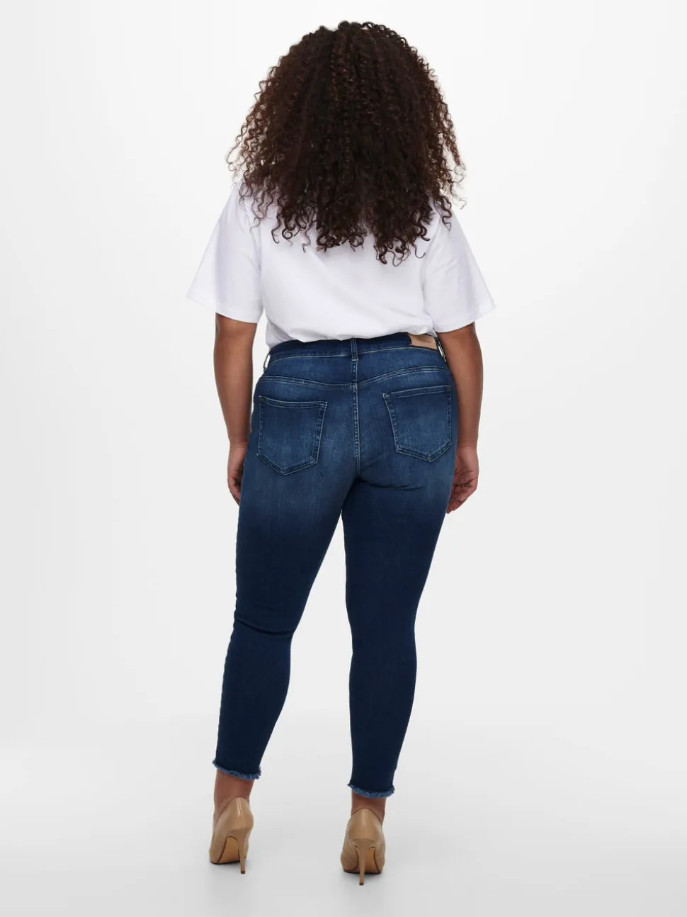 CARWILLY Vita regolare Skinny Fit Lunghezza alla caviglia Jeans