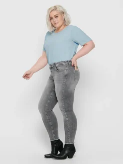 CARWILLY Vita regolare Skinny Fit Lunghezza alla caviglia Jeans
