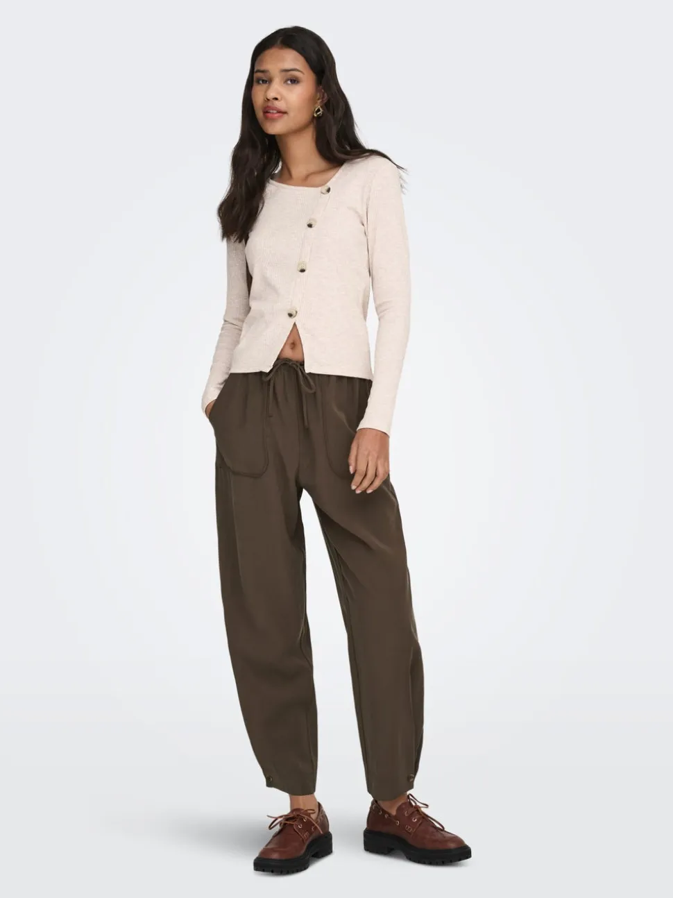 JDYASTA Loose Fit Pantaloni a gamba larga