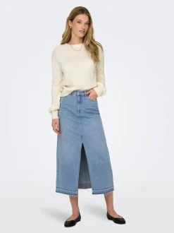JDYBELLA Denim Gonna in jeans Gonna midi