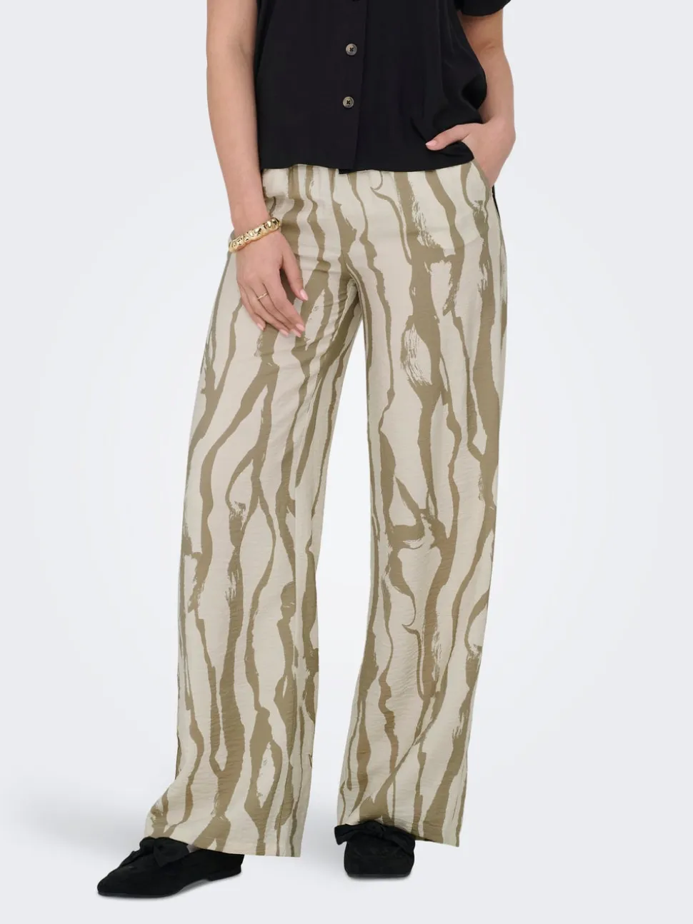 JDYCAMILLE Wide Leg Fit Pantaloni a gamba larga