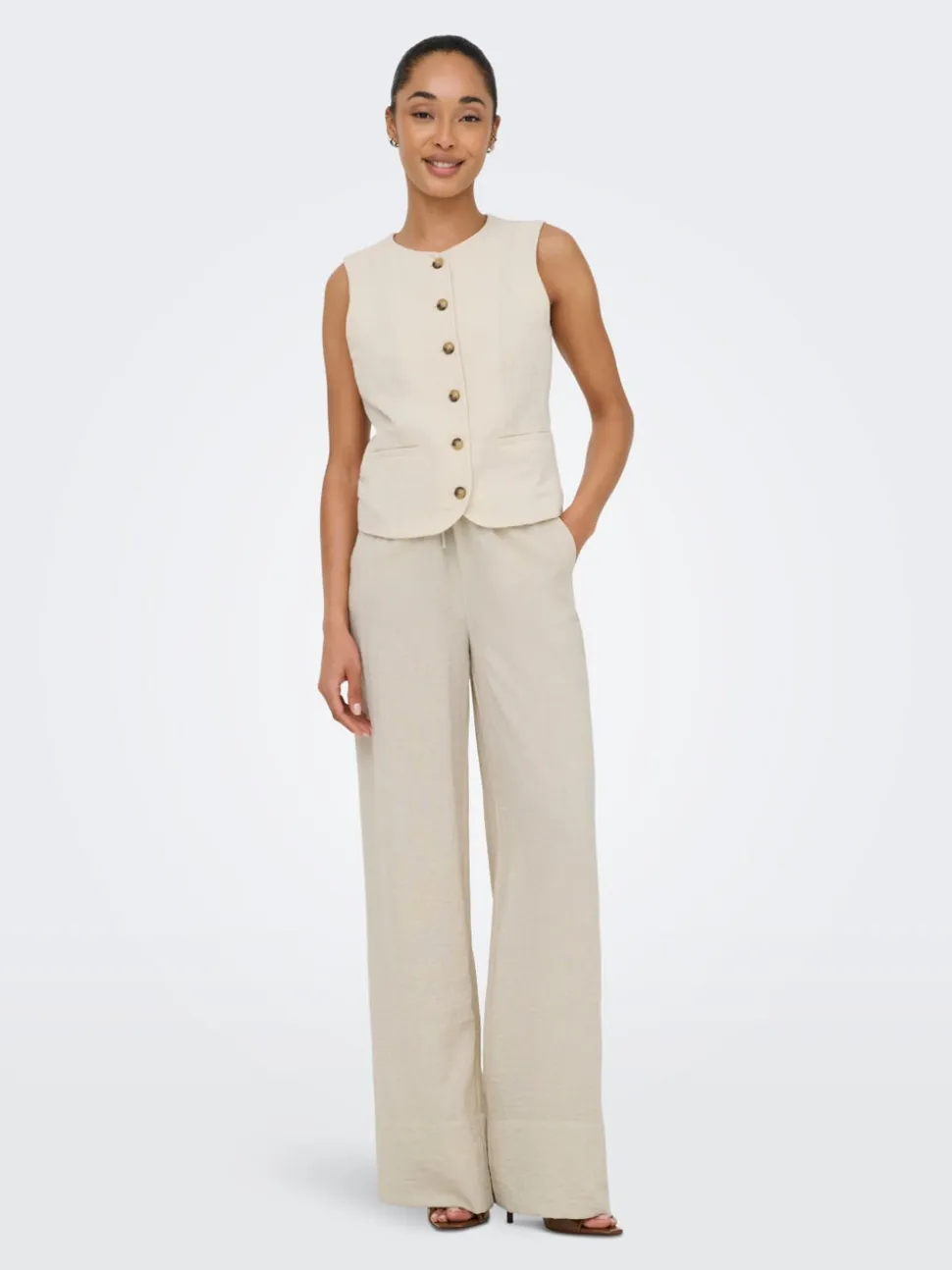 JDYCARA Wide Leg Fit Pantaloni a gamba larga