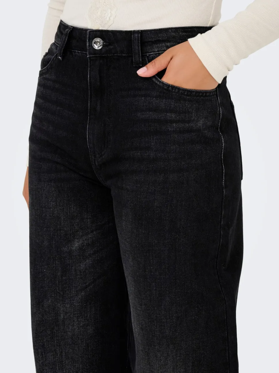 JDYCARINA Vita alta Wide Leg Fit Jeans
