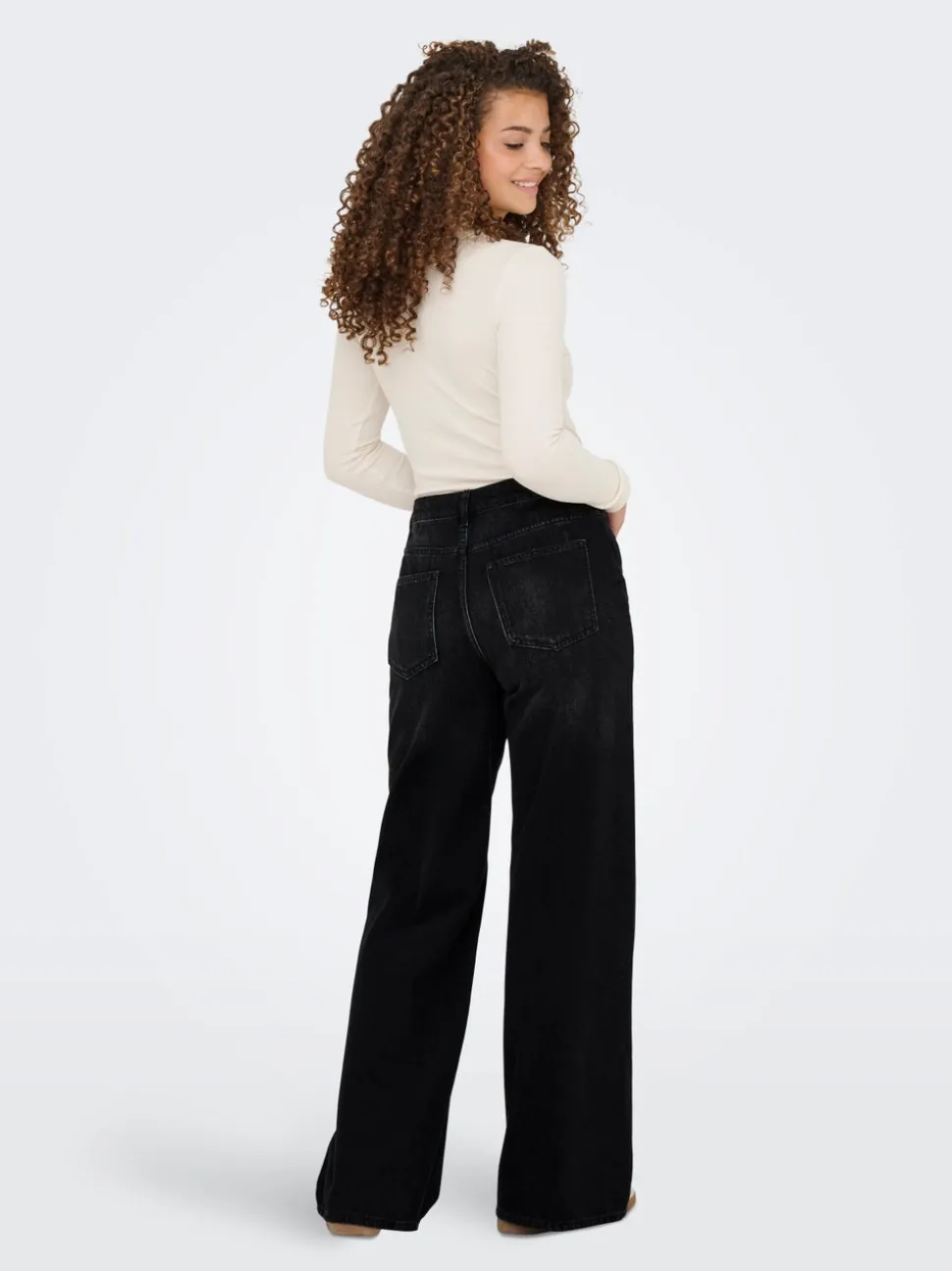 JDYCARINA Vita alta Wide Leg Fit Jeans