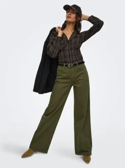 JDYCARINA Vita alta Wide Leg Fit Jeans