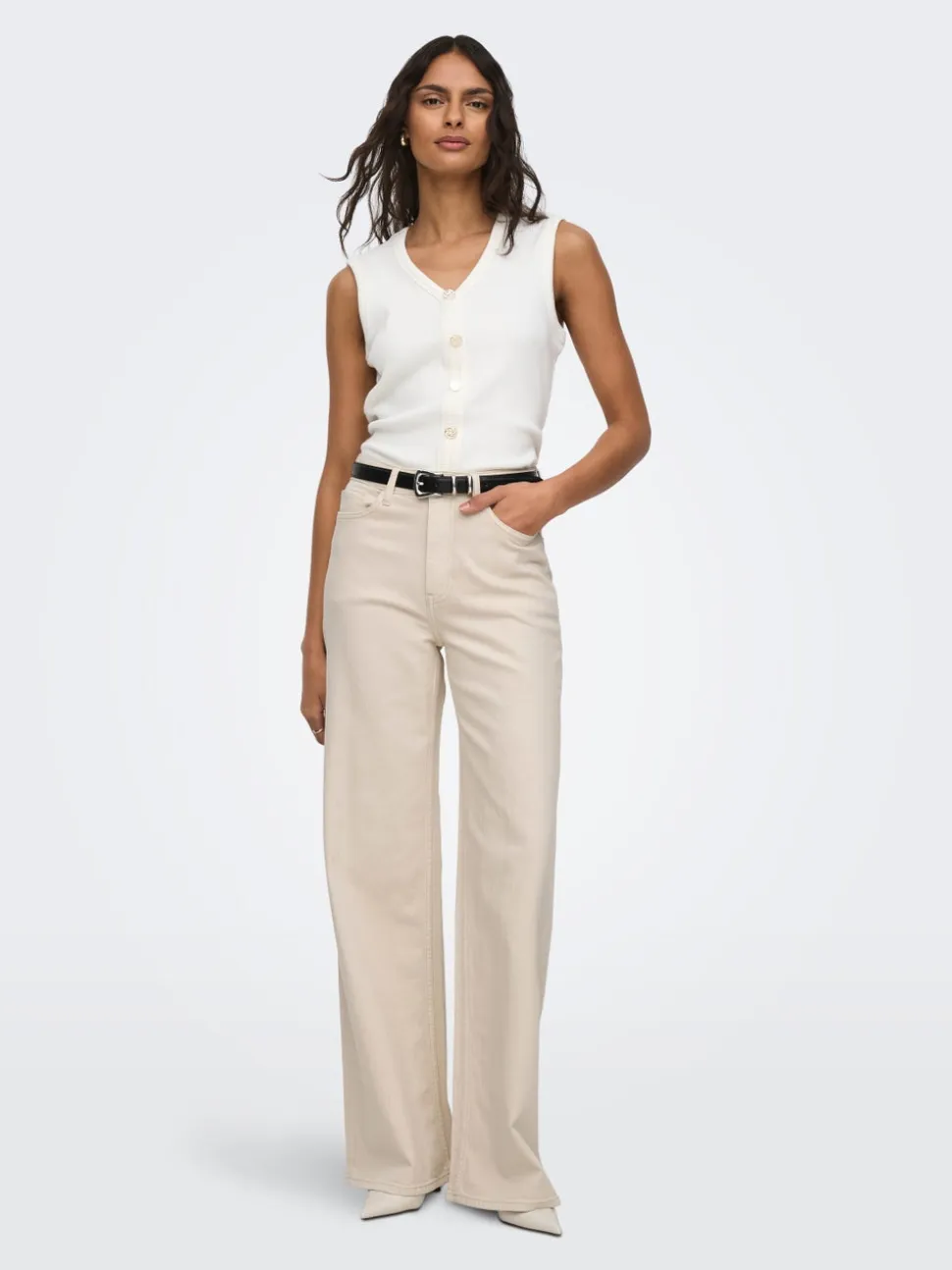 JDYCARINA Vita alta Wide Leg Fit Jeans