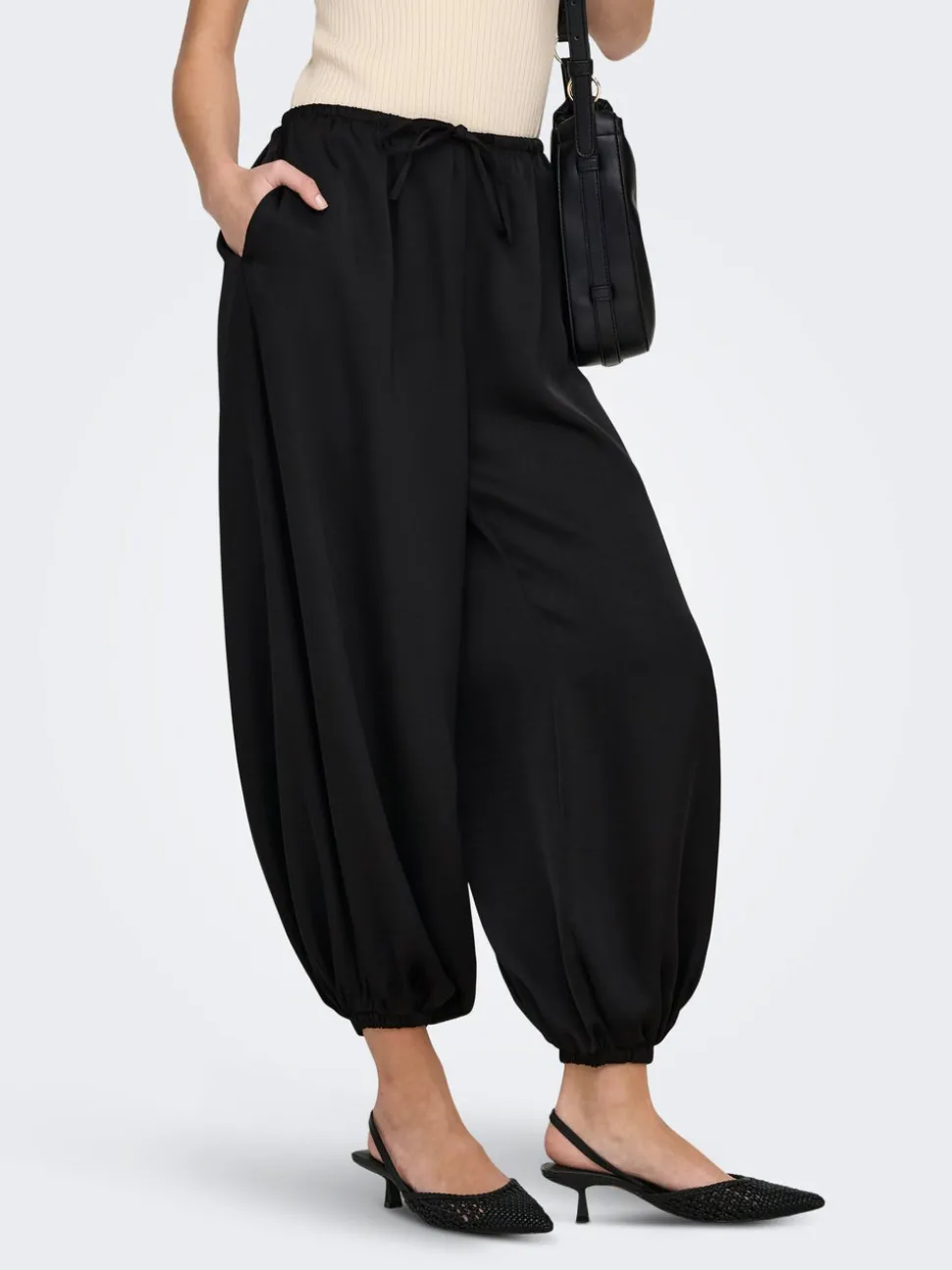 JDYCASSY Balloon Fit Pantaloni a gamba larga