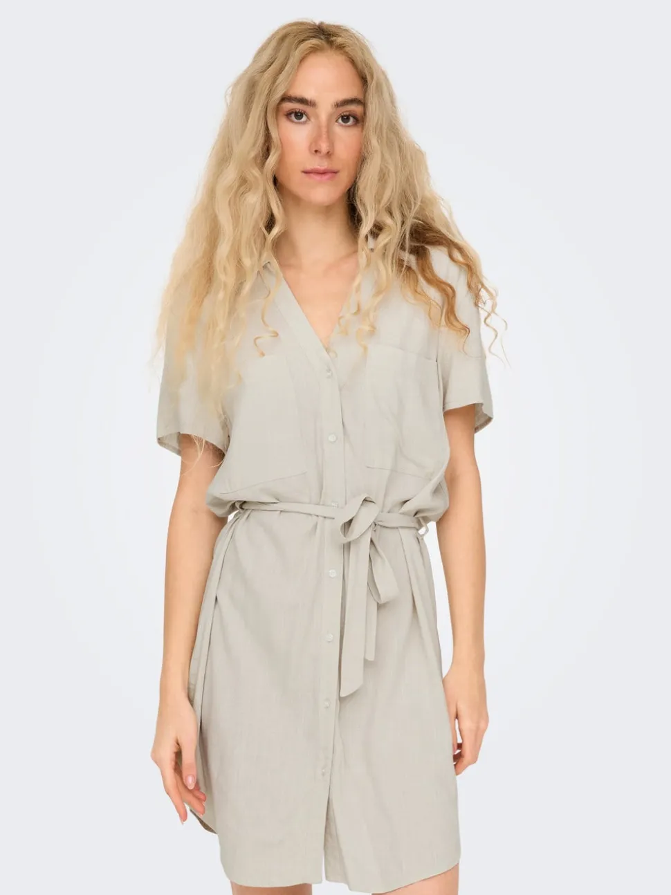 JDYCAYA Lino Vestito corto