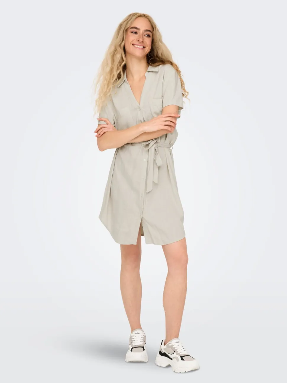 JDYCAYA Lino Vestito corto