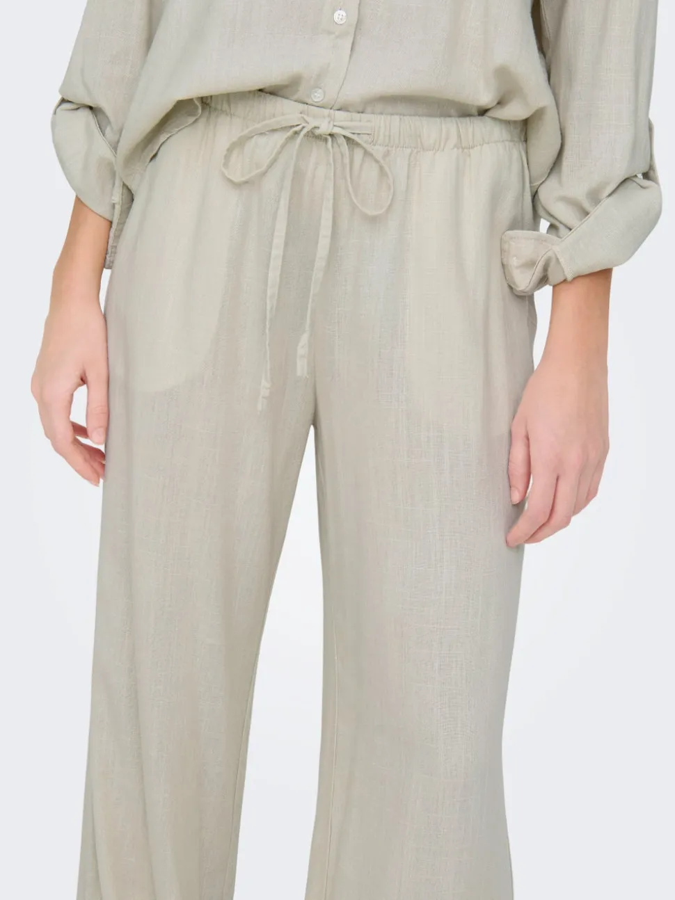 JDYCAYA Wide Leg Fit Lino Pantaloni