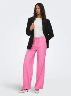 JDYCAYA Wide Leg Fit Lino Pantaloni