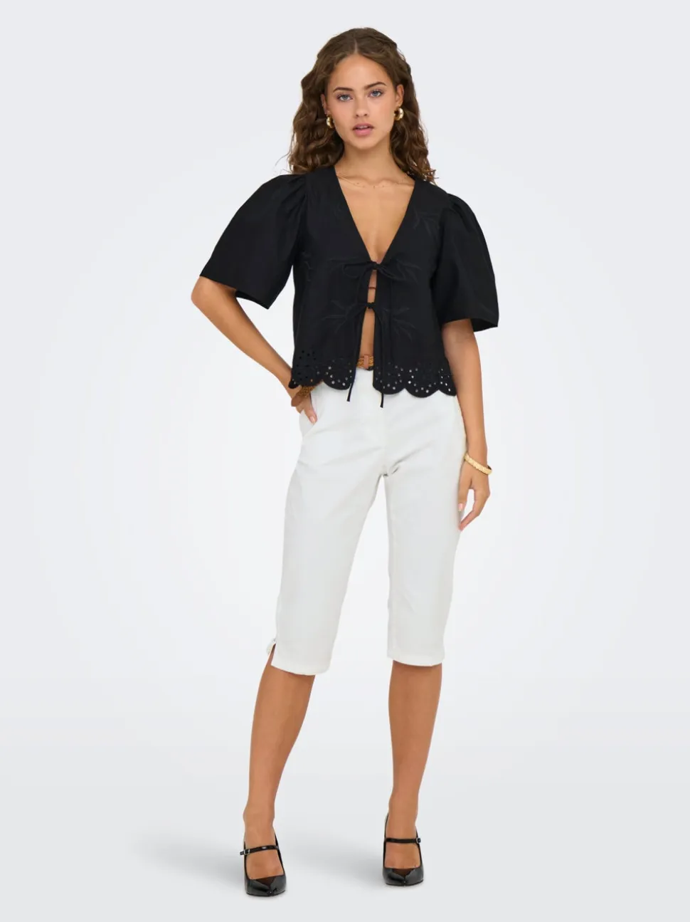 JDYCHICAGO Regular Fit capri Pantaloni