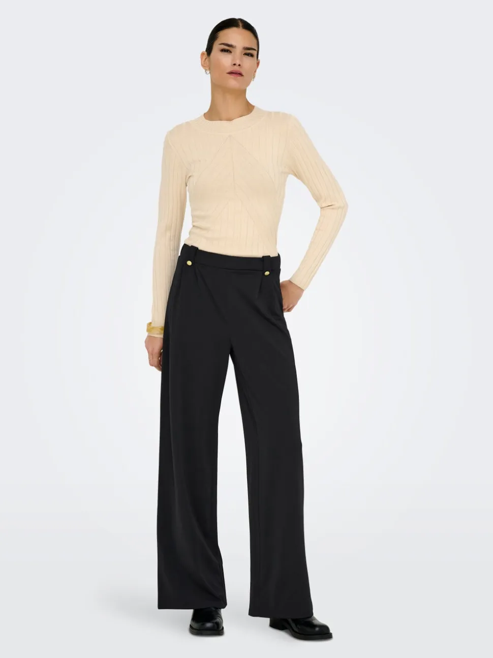 JDYDINA Wide Leg Fit Pantaloni