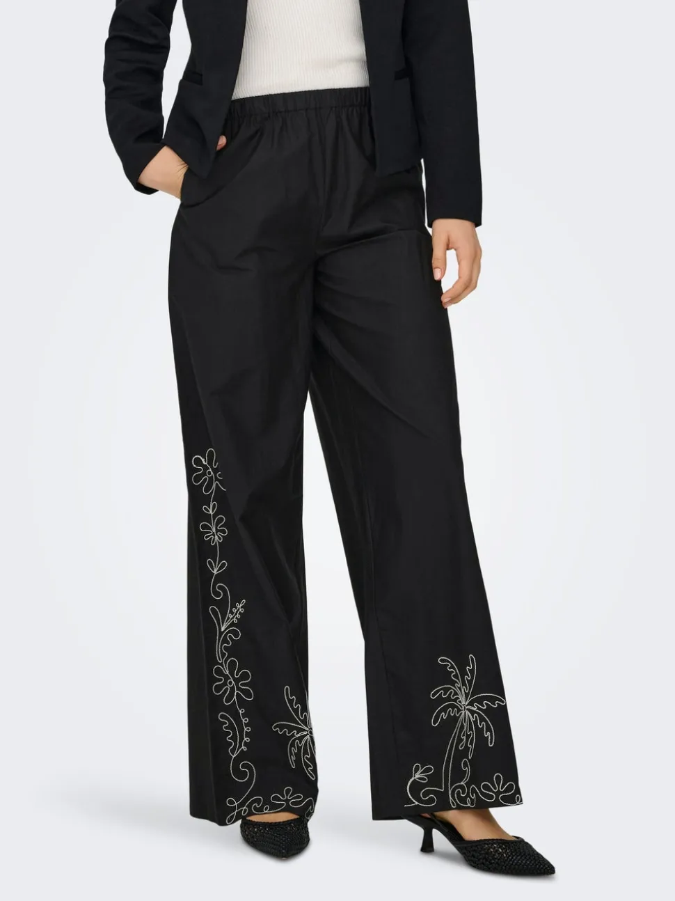 JDYELIZA Wide Leg Fit Pantaloni