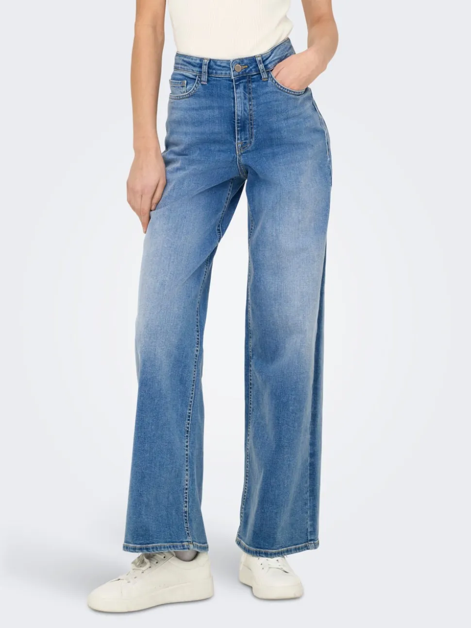 JDYFELINA-FINA Vita alta Wide Leg Fit Jeans