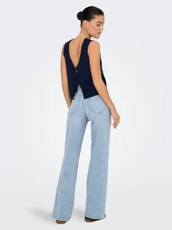 JDYFELINA-FINA Vita alta Wide Leg Fit Jeans