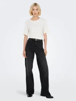 JDYFELINA-FINA Vita alta Wide Leg Fit Jeans